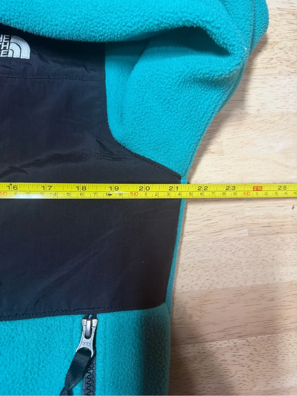 The North Face Teal DENALI 2.0 Men Fleece Full Zipper Jacket Mens Medium Winter
